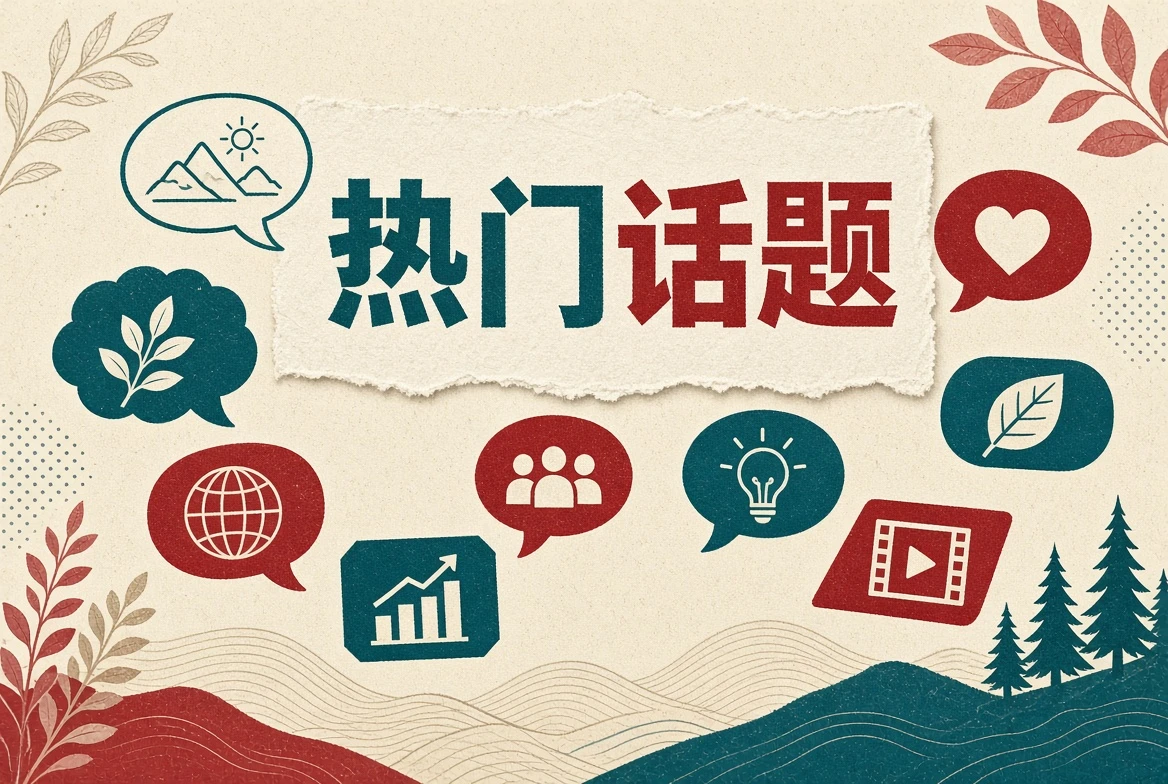热门话题栏目视觉